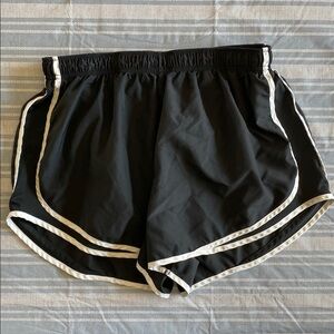 Nike Dri Fit Athletic running Soccer Shorts Black Size 1X